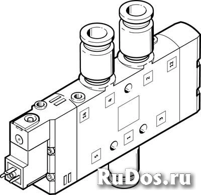 Распределитель с электроуправлением Festo CPE24-M3H-5L-QS-10 фото