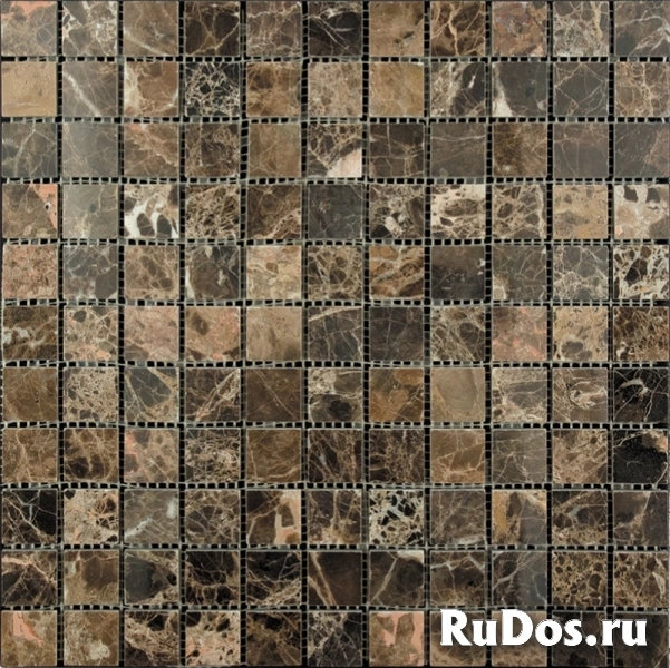 Мозаика Natural Mosaic Adriatica M022-25P (Emperador Dark) 305x305 мм (Мозаика) фото
