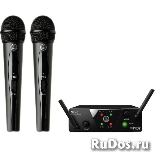 Радиосистемы с ручным микрофоном AKG WMS40 Mini2 Vocal Set BD US45A/C (660.700662.300) фото