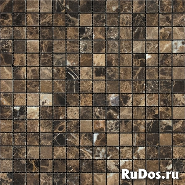 Мозаика Natural Mosaic Adriatica M022-20P (Emperador Dark) 305x305 мм (Мозаика) фото