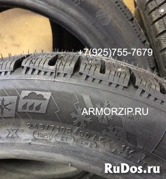 Бронированные зимние шины PAX 245-710 R490 117T для Мерседес 222 изображение 4