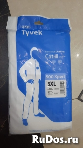 Комбинезон защитный Тайвек (Tyvek) с капюшоном изображение 3