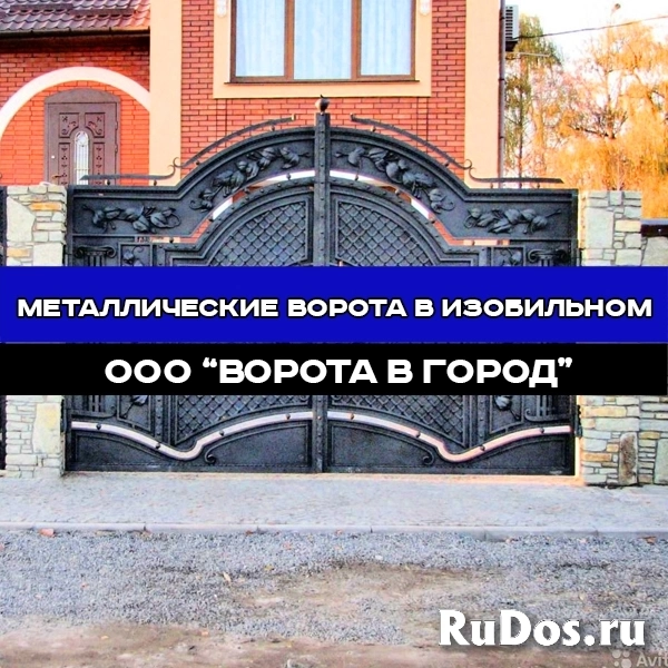 Металлические ворота для дома и дачи в Изобильном фото