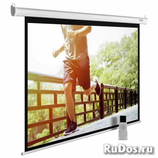 Экран CACTUS MotoExpert CS-PSME-280x175-WT, 280х175 см, 16:10, настенно-потолочный белый фото