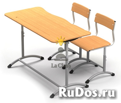 Школьная мебель: парты, стулья изображение 7