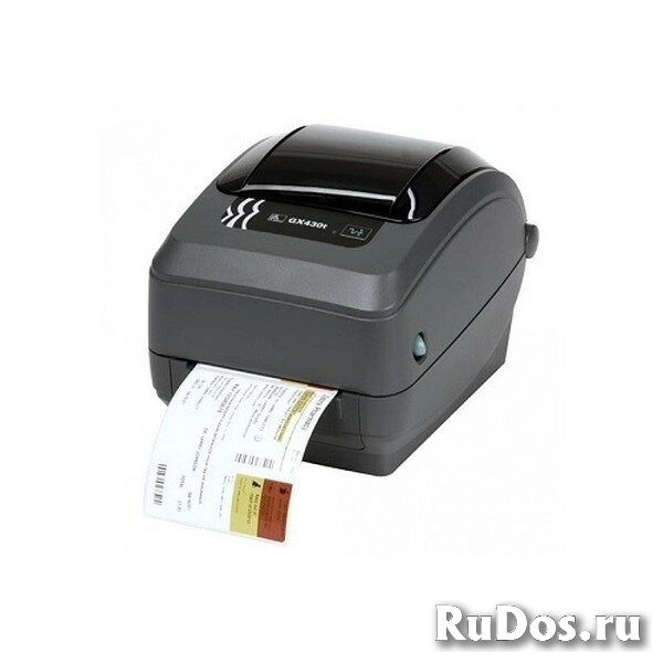 термотрансферный принтер этикеток zebra gx430t (300 dpi, rs232, usb, lpt, сетевая карта 10/100 ethernet) GX43-102420-000 фото