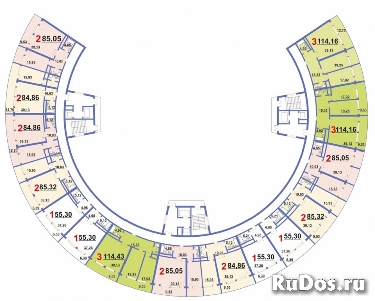 Продам 2 комнатную квартиру 88 м2 изображение 8