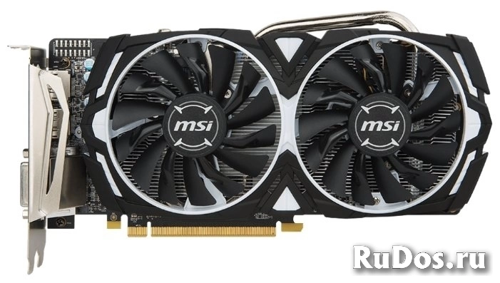 Видеокарта MSI Radeon RX 570 1244Mhz PCI-E 3.0 4096Mb 7000Mhz 256 bit DVI HDMI HDCP Armor фото