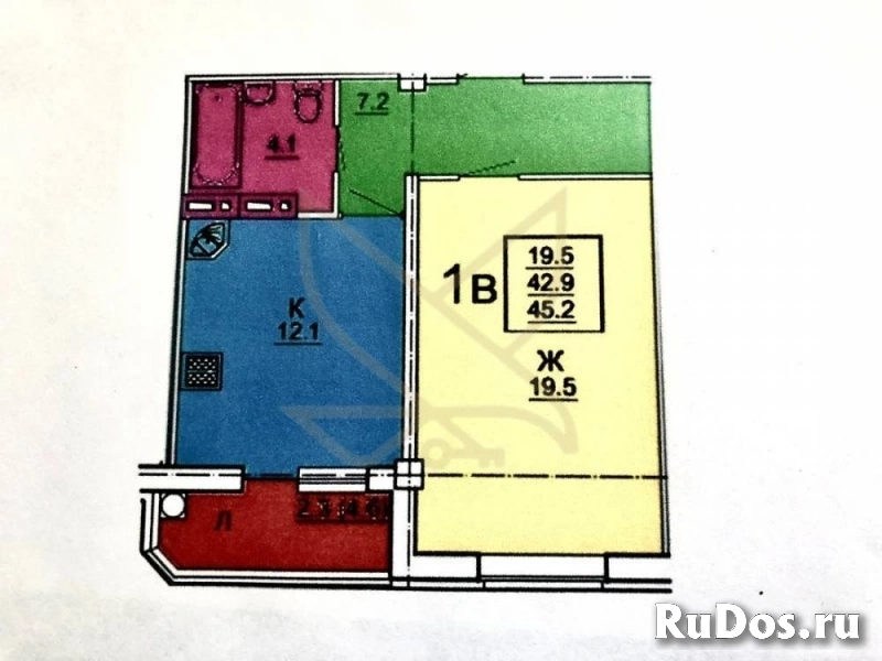 Продам 1 комнатную квартиру 45 м2 фотка