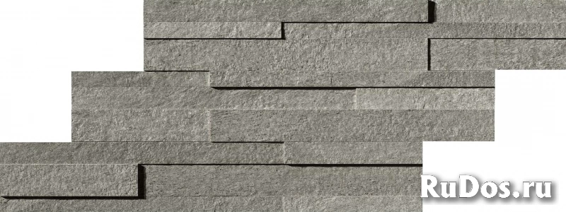 Керамогранит Atlas Concorde Klif Grey Brick 3D 28x55 фото