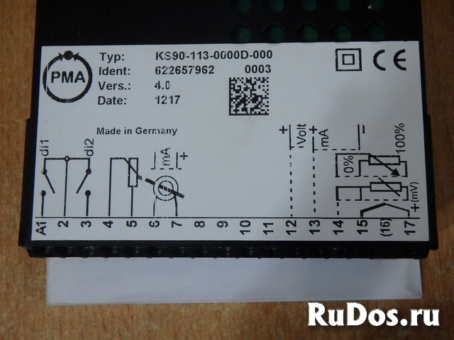 Регулятор контроллер pma ks90-113-0000d-000 программа Вода изображение 5