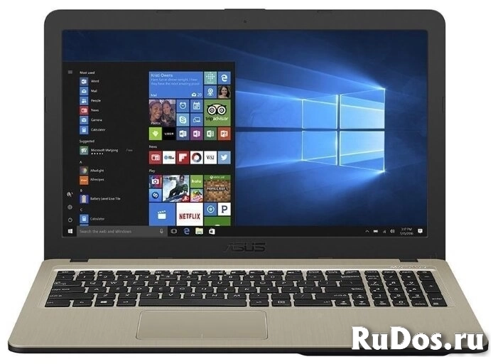 Ноутбук ASUS VivoBook A540UB-DM1668T (Intel Core i3 7020U 2300MHz/15.6quot;/1920x1080/6GB/256GB SSD/DVD нет/NVIDIA GeForce MX110 2GB/Wi-Fi/Bluetooth/Windows 10 Home) фото