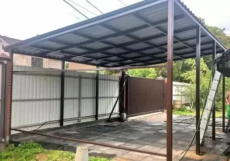 Установка: ЗАБОРОВЫ, ВОРОТА, НАВЕСЫ КАЛИТКИ фотка