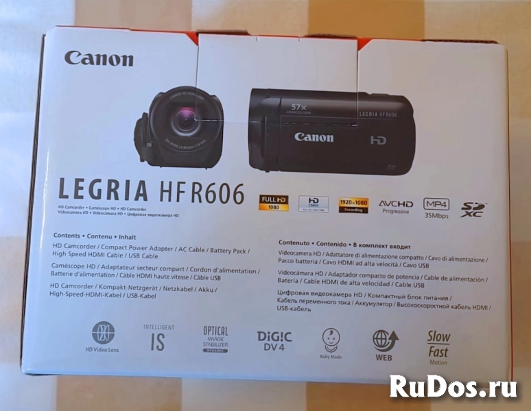 Видеокамера CANON LEGRIA HF R606 изображение 6