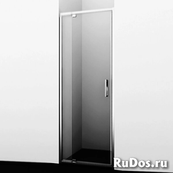 Душевая дверь WasserKRAFT Berkel 48P04 90 х 200 см стекло прозрачное / профиль хром фото