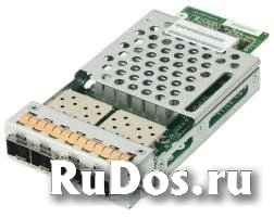 Плата расширения Infortrend RFE16G0HIO4-0010 EonStor DS converged host board with 4 x 8Gb/s FC ports or 2 x 16Gb/s FCports or 4 x 10Gb/s iSCSI/FCoE po фото