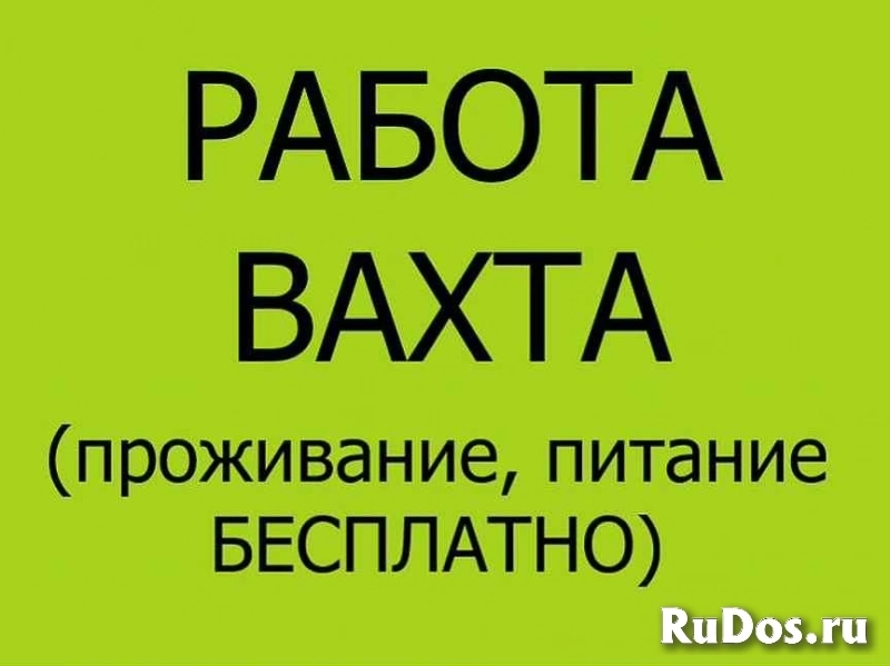 Требуются работники, для работы вахтовым методом фото