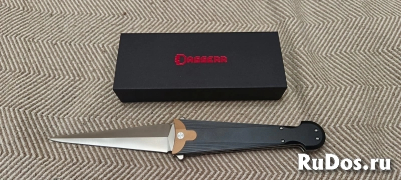 Daggerr Knives Cinquedea black aluminum VG10 изображение 4