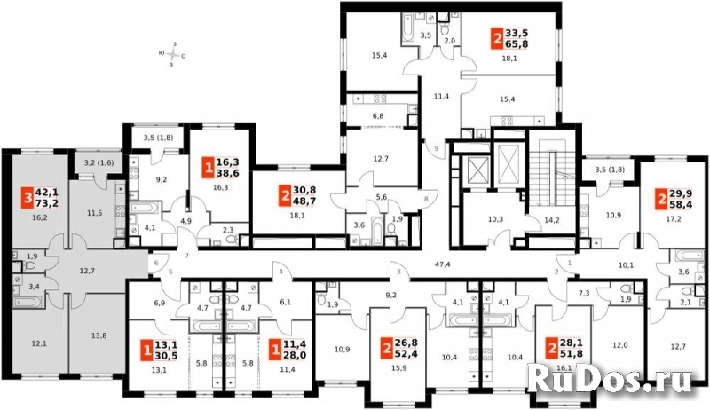 Продам 3 комнатную квартиру 73.2 м2 изображение 4