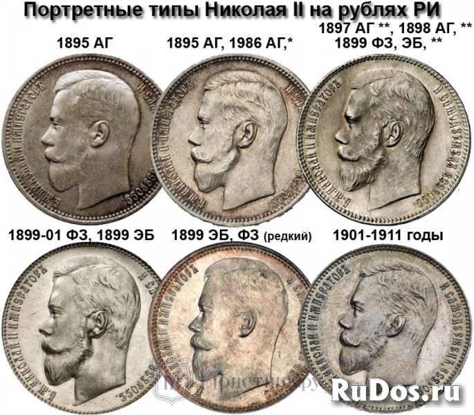 Продам монету рубль 1897 года (А.Г.). Николай II изображение 4