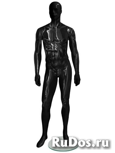 Манекен мужской чёрный глянцевый EGO 30M-02G фото