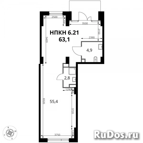 Продам коммерческую недвижимость 63.1 м2 изображение 3