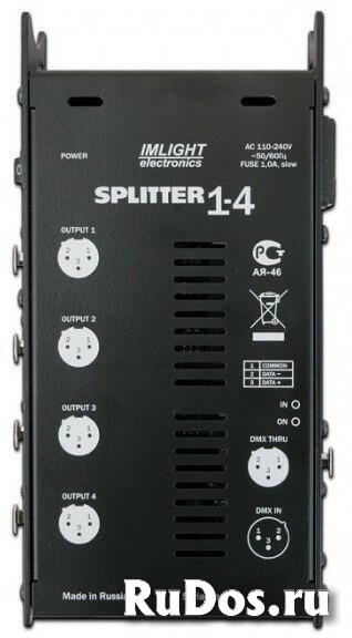 Imlight Splitter 1-4-3pin блок усиления сигнала DMX-512 фото