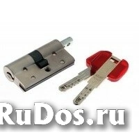 Цилиндровый механизм CISA RS3 S ключ-вертушка хром 31x31 фото