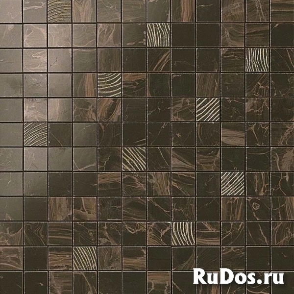 Мозаика Atlas Concorde Russia Supernova Marble Frappuccino Dark Mosaic 30.5x30.5 фото