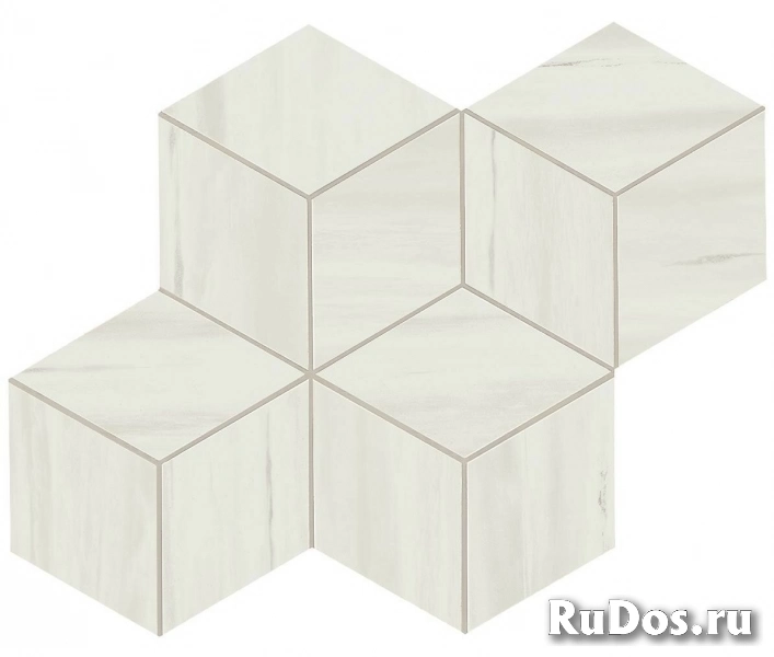 Плитка Atlas Concorde Marvel Stone Marvel Bianco Dolomite Mosaico Esag. Lapp. AS2G 30x35 Неглазурованный фото