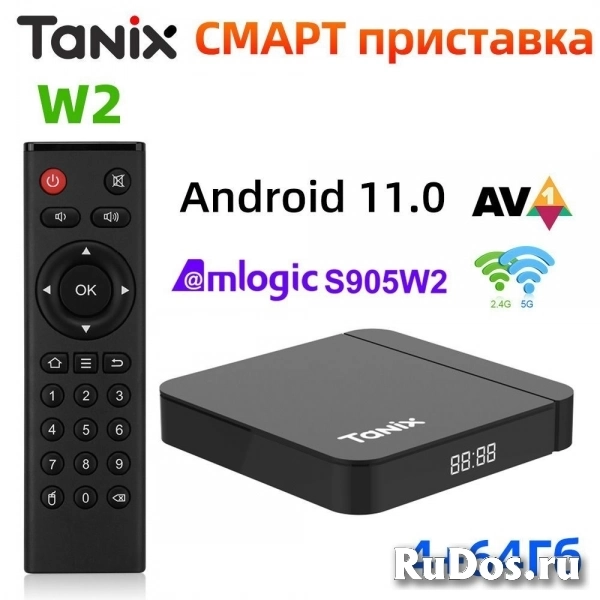 Смарт тв-приставка прошитая Tanix W2 фотка