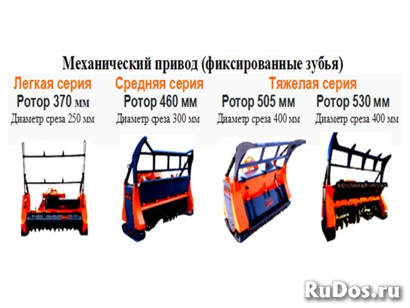 Мульчера. Кусторезы. Спецоборудование "UMF" (РФ) изображение 5