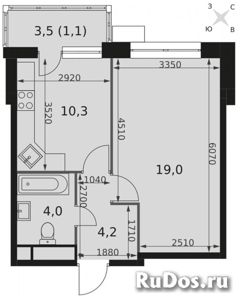 Продам 1 комнатную квартиру 38 м2 фото