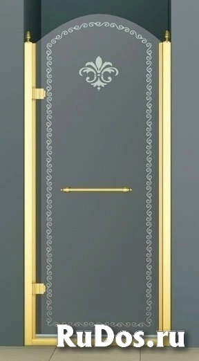 Душевая дверь «Cezares» RETRO-A-B-1-90-CP-G прозрачная без поддона левая фото