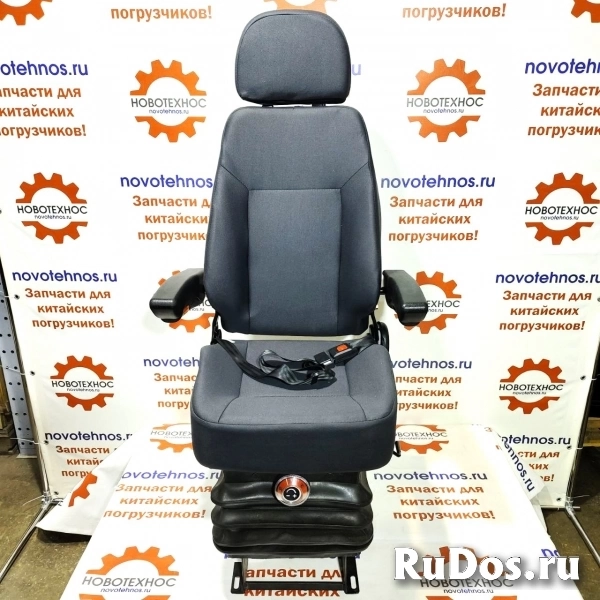 КРЕСЛО ОПЕРАТОРА ПОГРУЗЧИКА устанавливается в кабинах китайских фронтальных погрузчиков ZL20/ ZL30 марок: Fukai, SZM, HZM, Bull SL, CTK S, Yigong фото