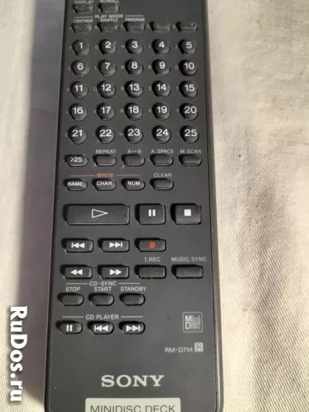 ⁣Пульты SONY  для  минидисковых  дек изображение 10