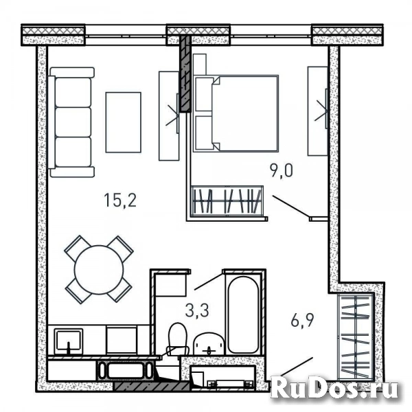 Продам 1 комнатную квартиру 34 м2 фото