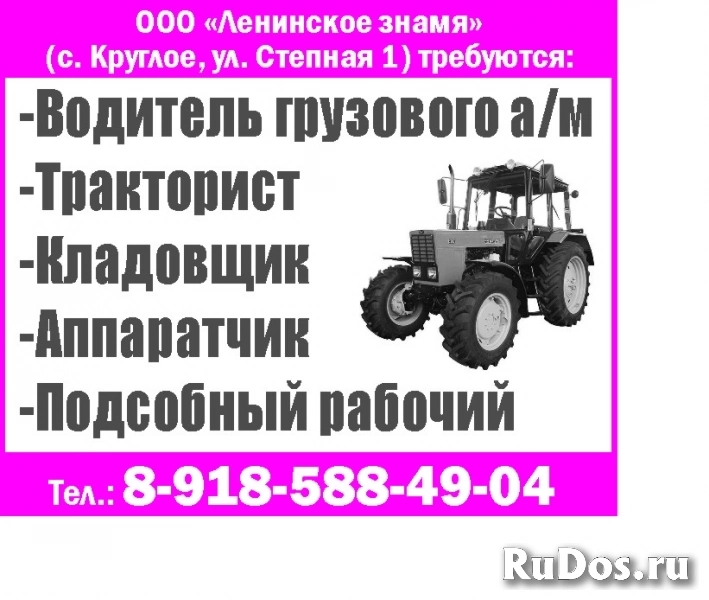 -Водитель грузового а/м -Тракторист -Кладовщик -Аппаратчик -Подсобный рабочий -Водитель грузового а/м -Тракторист -Кладовщик -Аппаратчик -Подсобный рабочий фото