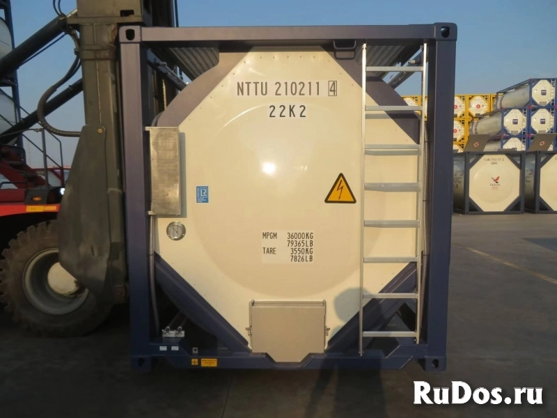 Танк-контейнер объём 18м3 тип Т11, для перевозки бензола. объявление Танк-контейнер объём 18м3 тип Т11, для перевозки бензола. фотка