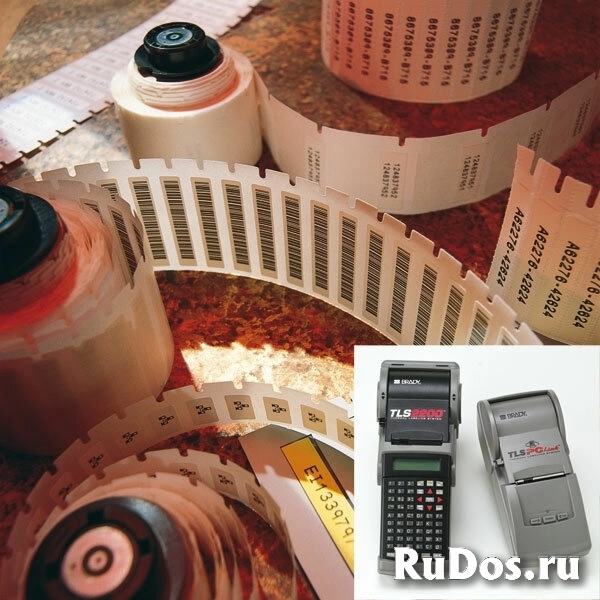 PSPT-250-2-YL-R термоусаживаемые маркеры, желтые, 11.15х50.8 мм, 70 шт/рул (только для BMP61) {brd146244} фото