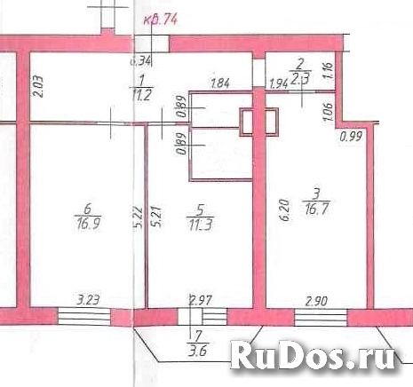 Продам 2 комнатную квартиру 63 м2 изображение 3