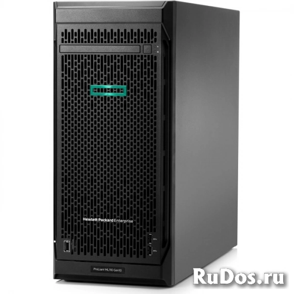 Сервер ProLiant ML110 Gen10 4.5U/ Xeon Bronze 3204/ 8GB/ noHDD (4/up 8 LFF)/ noODD/ S100i (ZM/RAID 0/1/10/5)/ iLOstd/ 2x1 GbE/ 2x NHPFan/ 1x 350W (up 1 NHP) (P10806-421) фото