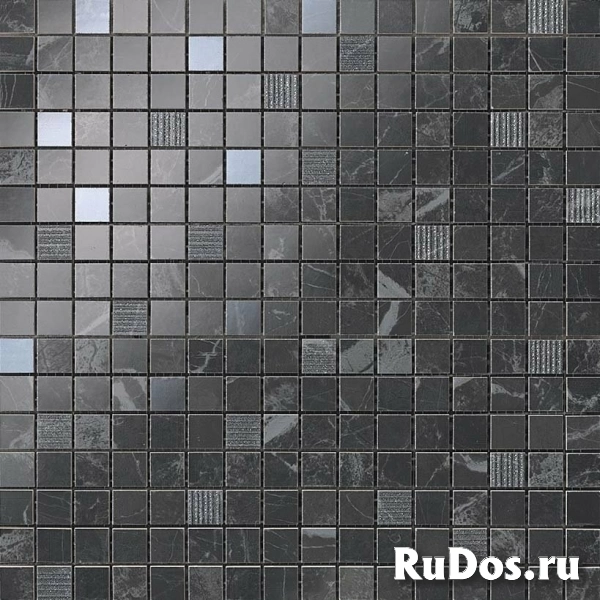 Декор Atlas Concorde Marvel Pro ADQH Marvel Noir St.Laurent Mosaico Lapp. 30x30 фото