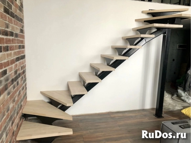 Изготовление лестниц на металлическом каркасе изображение 5