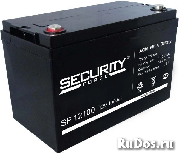 Аккумуляторная батарея SECURITY FORCE SF 12100 фото