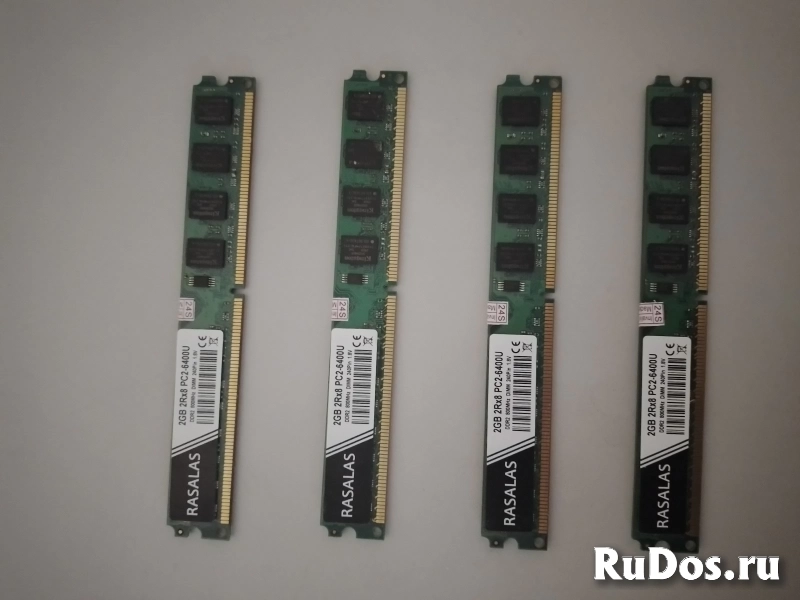 Оперативная память для ПК DDR2. 8GB (4 x 2GB). DIMM. 800МГц изображение 3