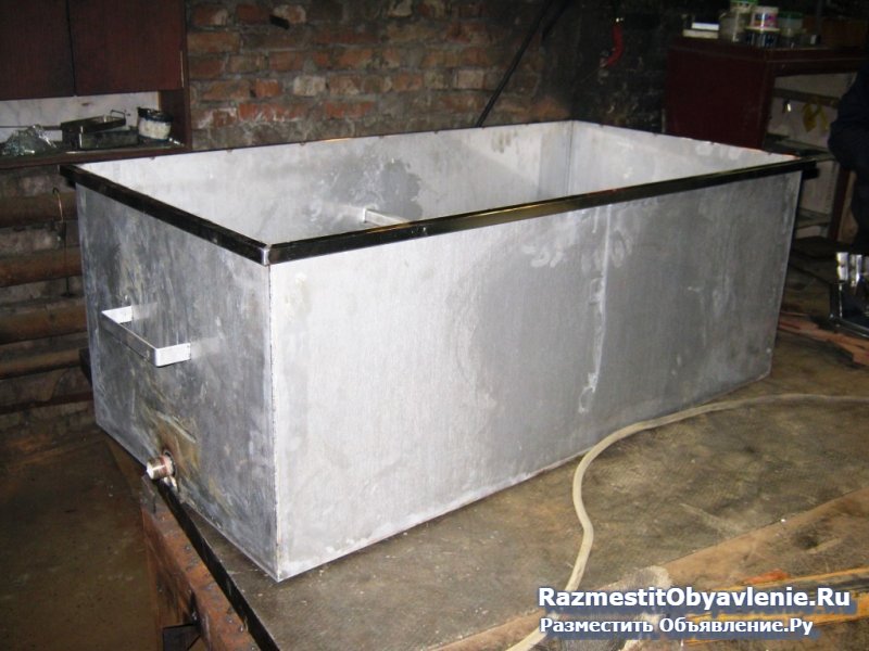 Баки для бани из нержавейки, Емкость под воду. изображение 5