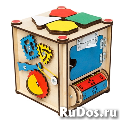 Бизи-куб, методика Монтессори, современная игрушка фото