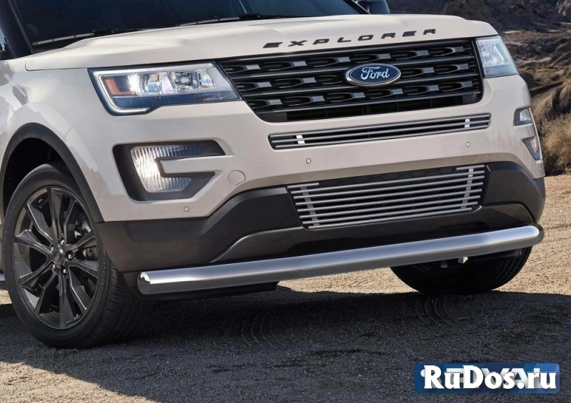 Защита переднего бампера d76 Rival, крепёж для Ford Explorer 5 поколение рестайлинг [2015-2017] (R.1806.001) фото