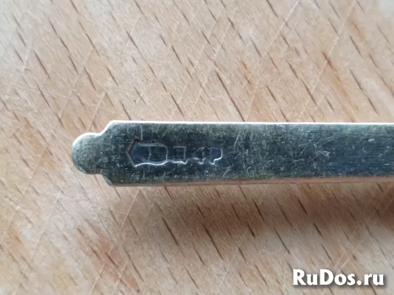 Ложки мельхиор СССР, коктельная и чайная изображение 8